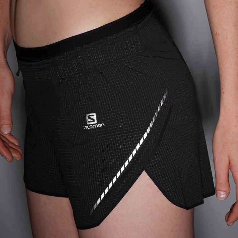 Black Salomon Sense Aero 3'' Women's Running Shorts | IE GI9652